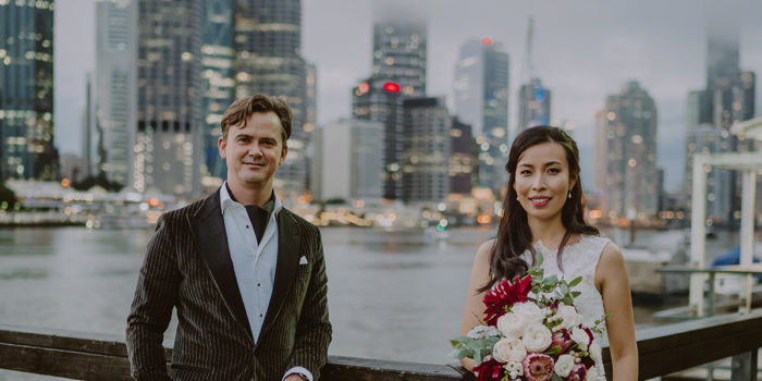 Shelley + Justin @ Riverlife, kangaroo Point Wedding