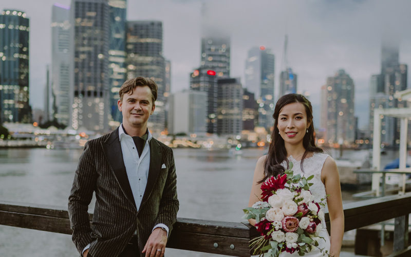 Shelley + Justin @ Riverlife, kangaroo Point Wedding